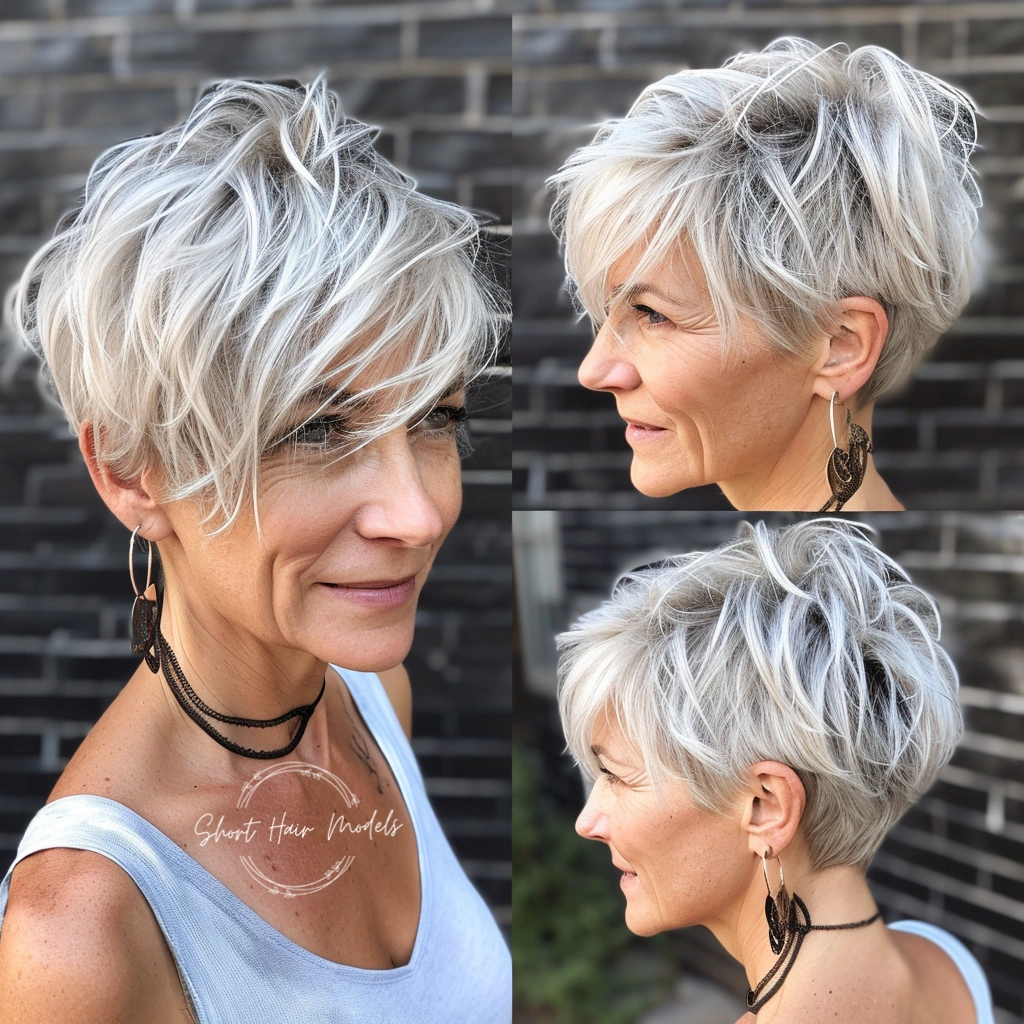 short hairstyles for thin hair over 50