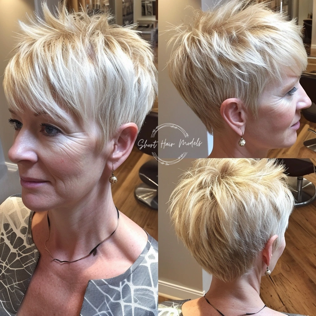short hairstyles for women over 50 with thin hair