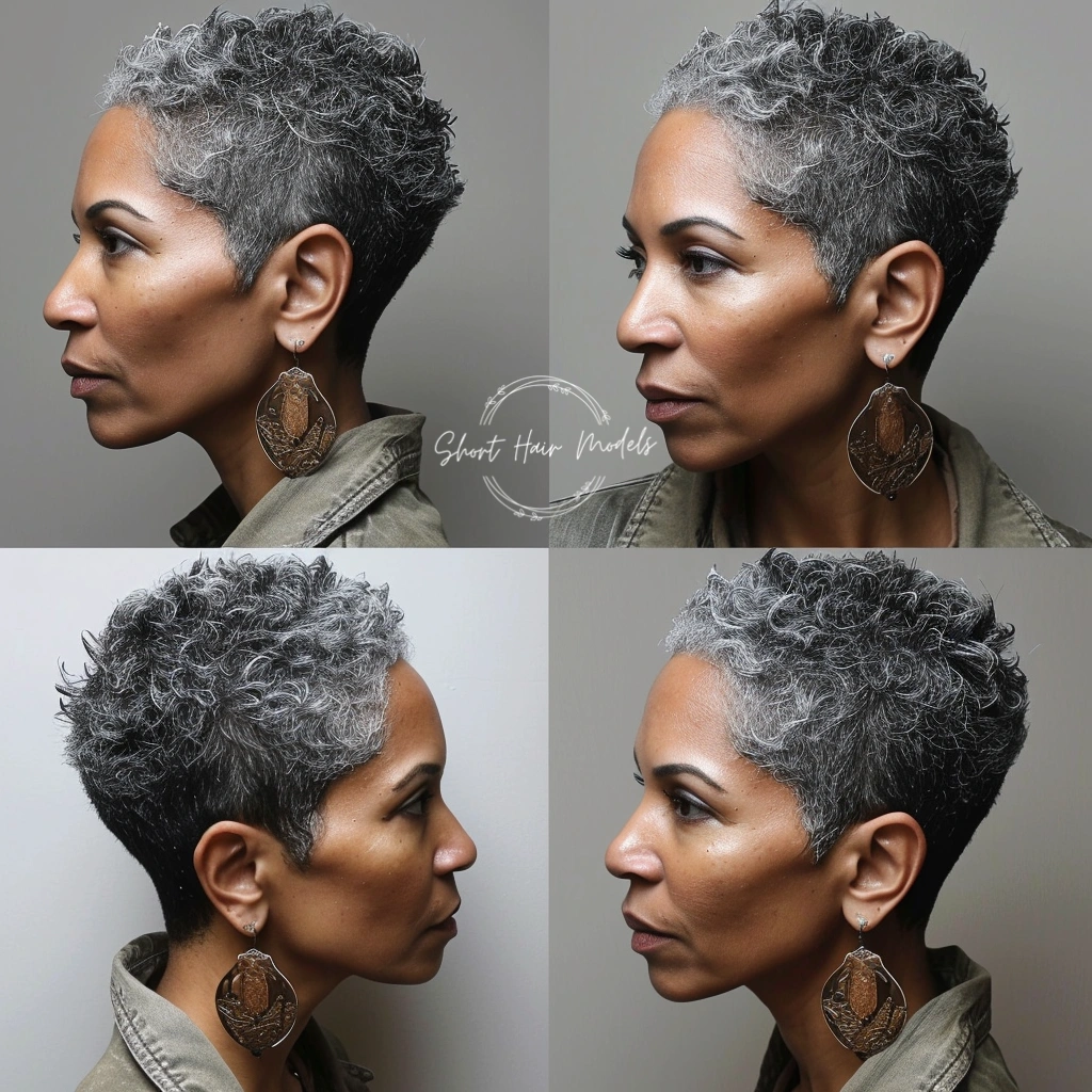 short natural haircuts for black females over 50